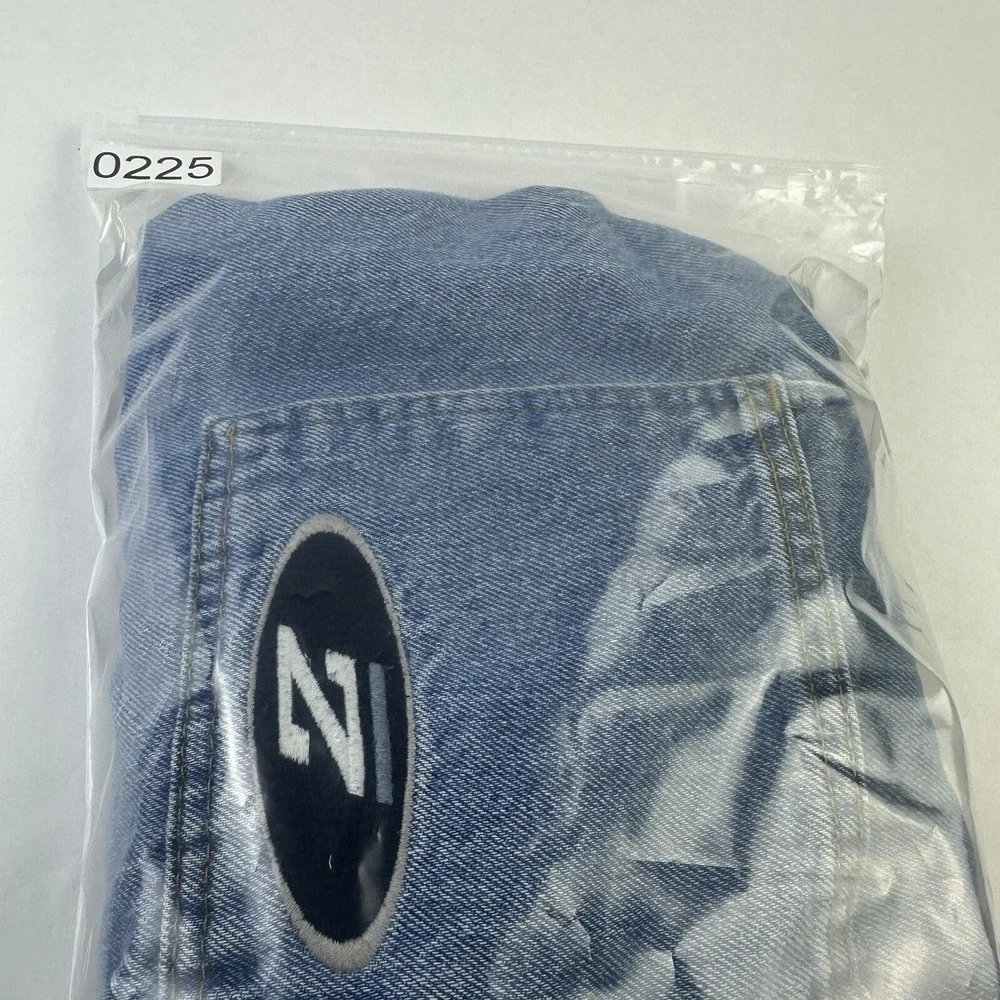 Zonz Wide Leg Skate Jeans Mens 25 Blue Vintage 90s Baggy High Rise Denim